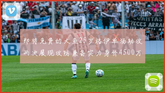 即将免费的大鱼25岁格伊单场助攻两次展现攻防兼备实力身价4500万